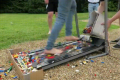 Τρέχοντας σε διάδρομο με κομμάτια Lego